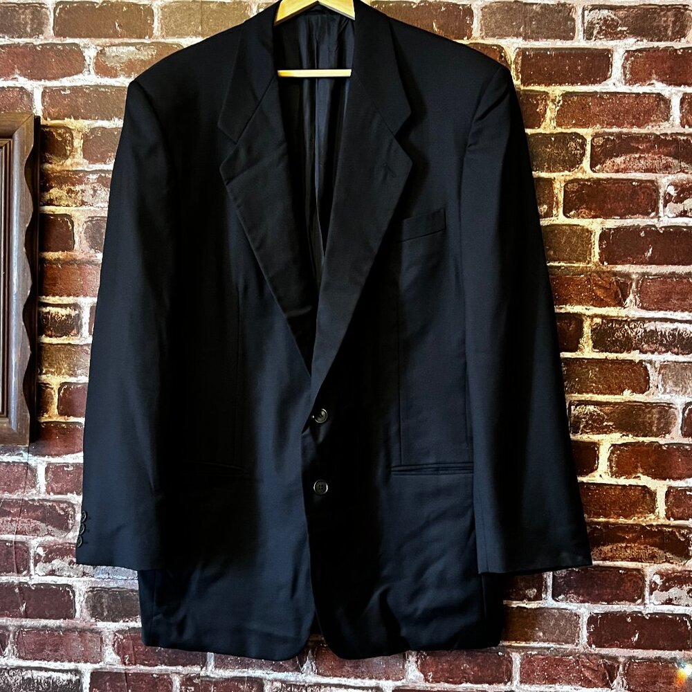 Giorgio Armani Black Blazer Jacket
